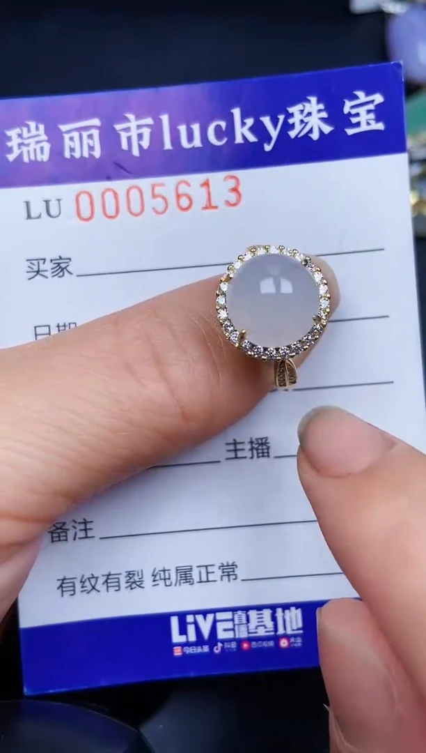 翡翠银S925镶嵌颈饰5613