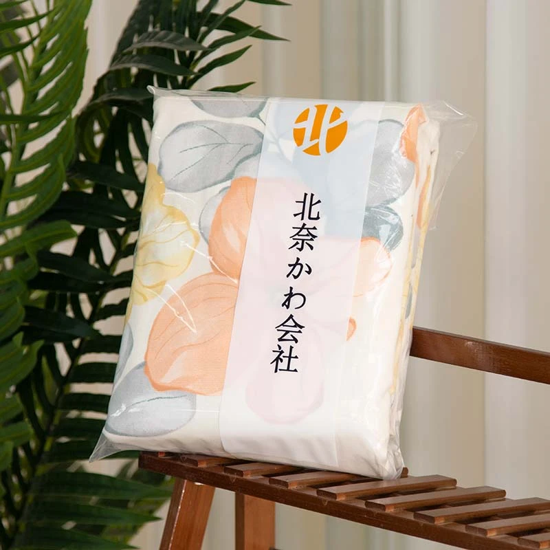 【北奈かわ会社】汉麻加大透气吸汗枕套 48*74cm    繁花似锦