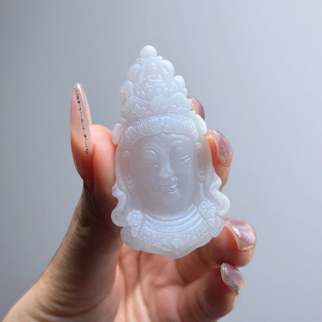 定制翡翠 白月光出人头地 毛货买断 尺寸53*27*8.8mm