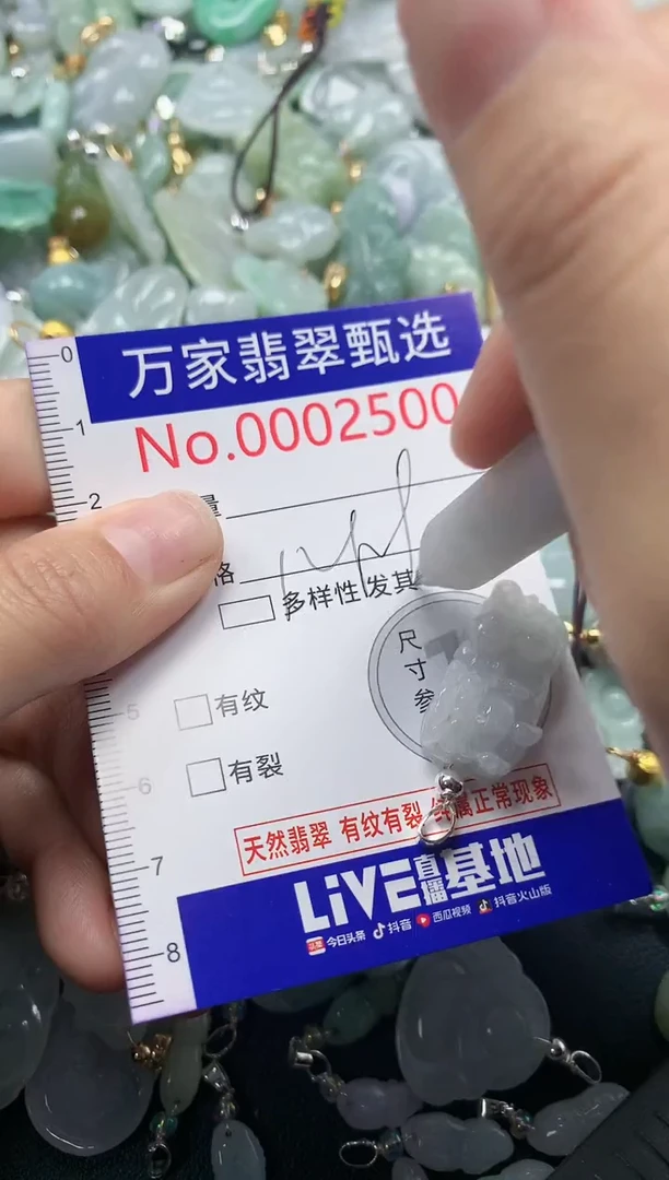 吊坠(不含链)未镶嵌翡翠2500