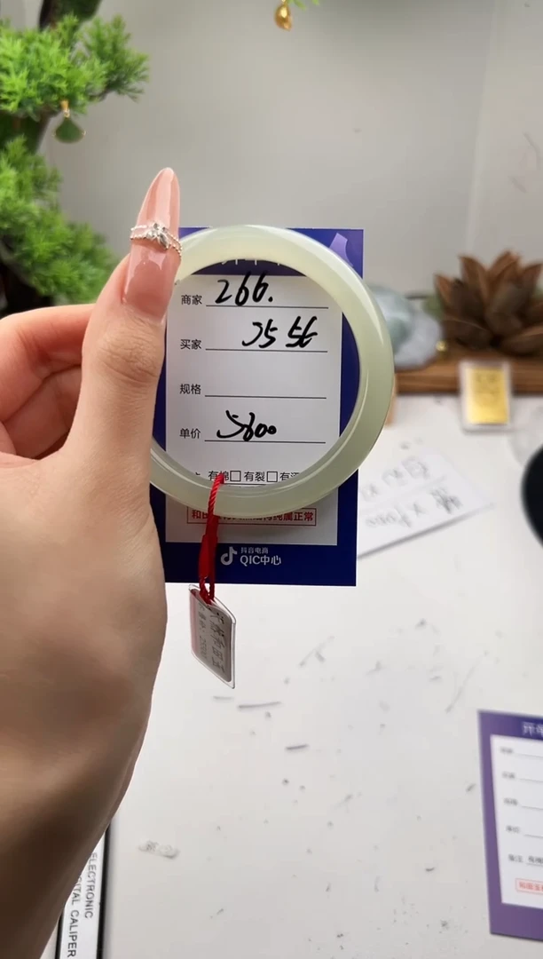 未镶嵌手镯和田玉微色差Z66