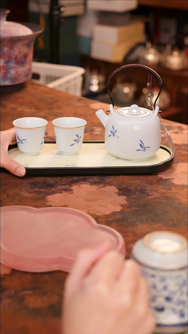 【闪购商品】陶瓷茶具（无礼盒无茶盘）@@A10635