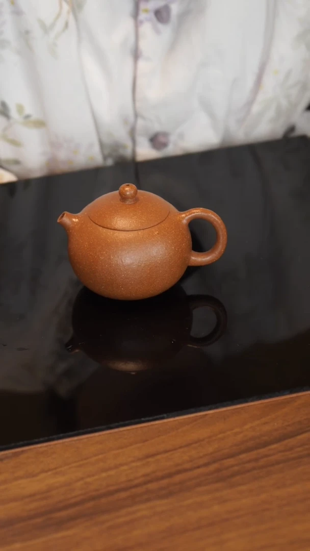 【闪购商品】紫砂茶壶玉成窑黄金段-西施-145cc