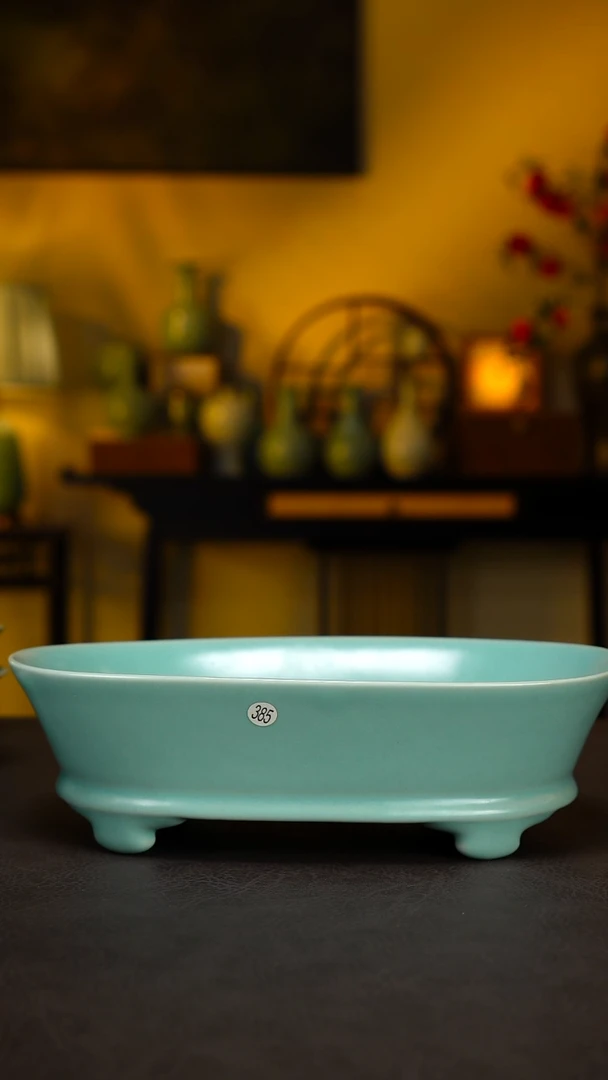 杯子陶385号水仙盆-微微瑕