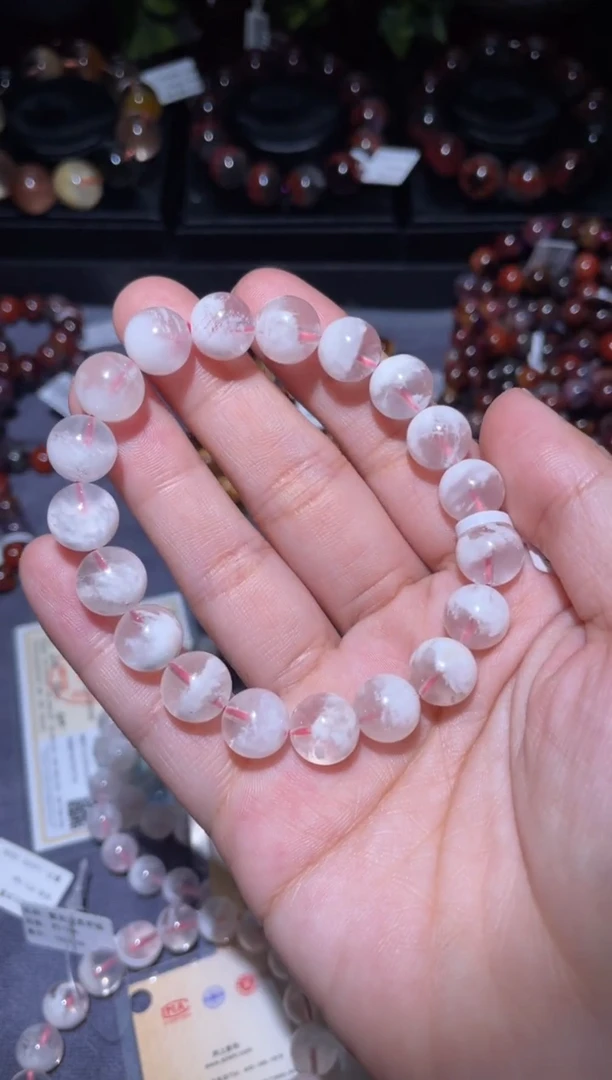【闪购商品】水晶手链未镶嵌雪花幽灵10mm-
