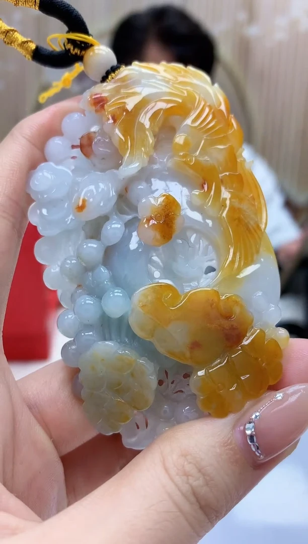 定制翡翠未镶嵌5060jw-毛货挂件108