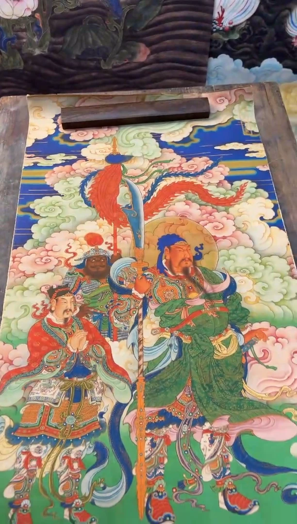 卷轴画大朱画院老六专属AA157