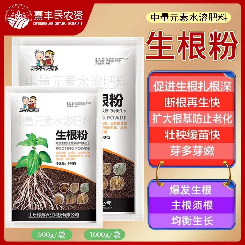 肥公肥婆快速生根粉植物通用生根剂扦插用树木烂根死苗弱苗叶面肥