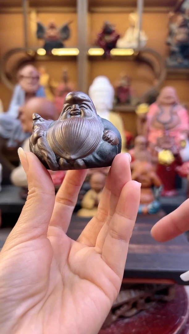 紫砂茶宠器闵紫砂茶宠摆件