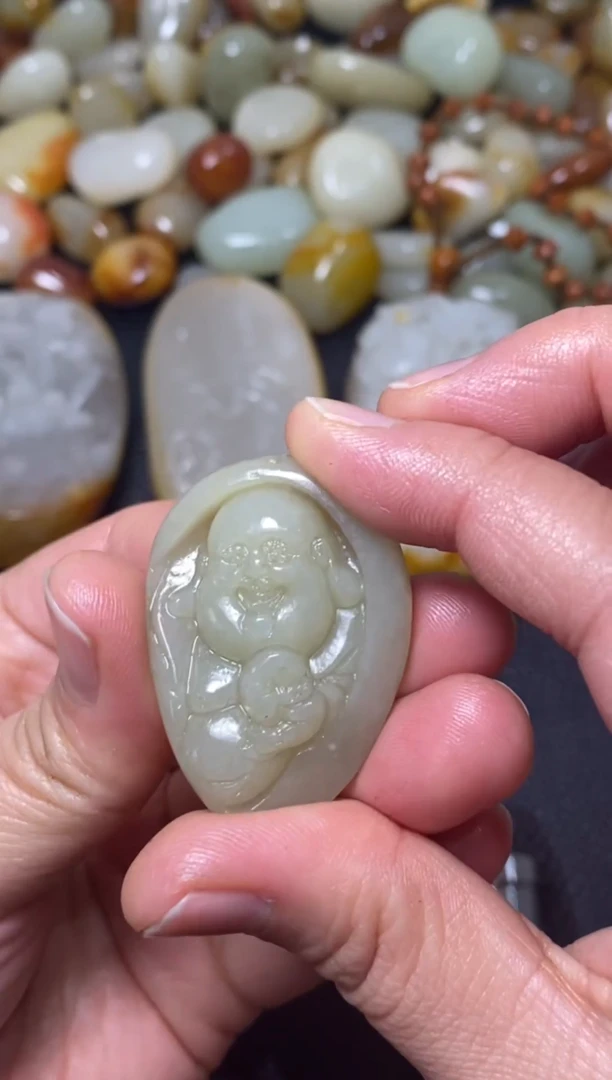 未镶嵌和田玉包链和田玉