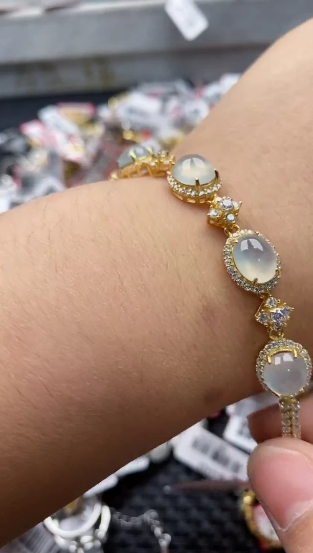 【闪购商品】翡翠戒指银S925镶嵌555555---3