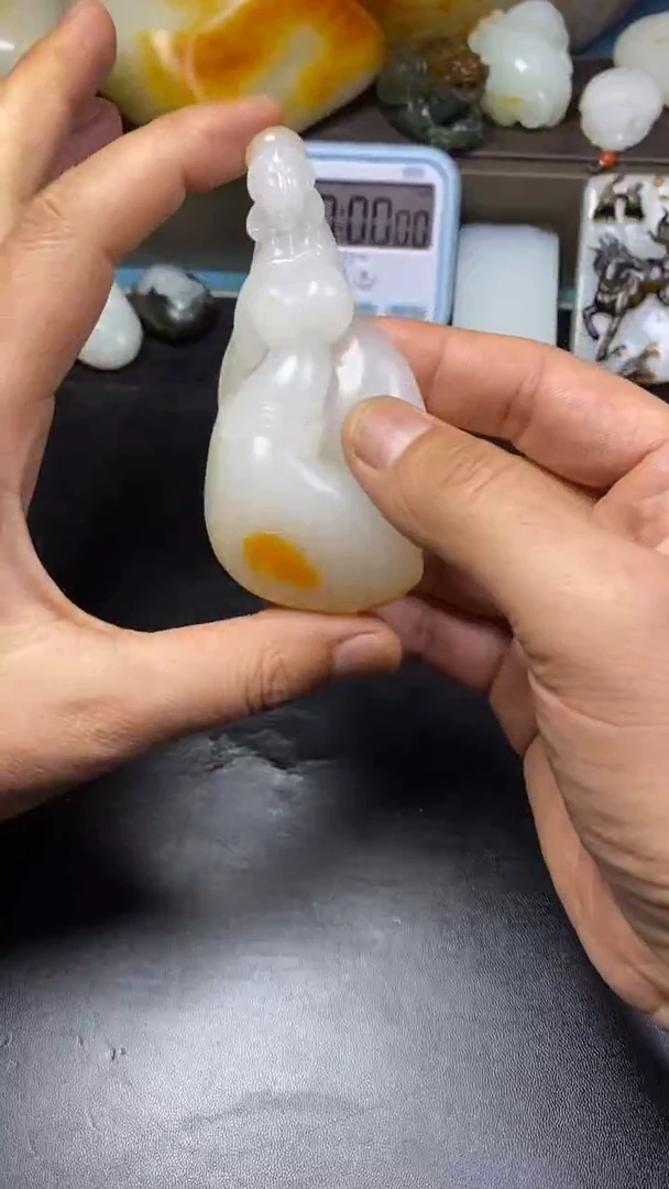 未镶嵌和田玉挂件沐****，1