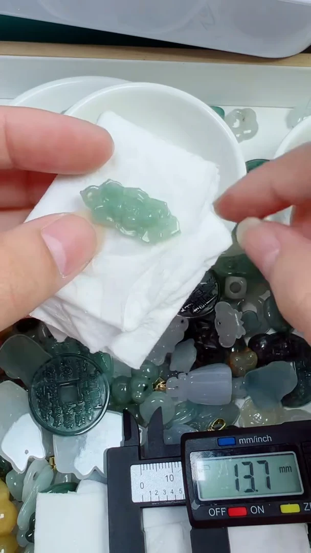 散珠翡翠367号链接，A货翡翠