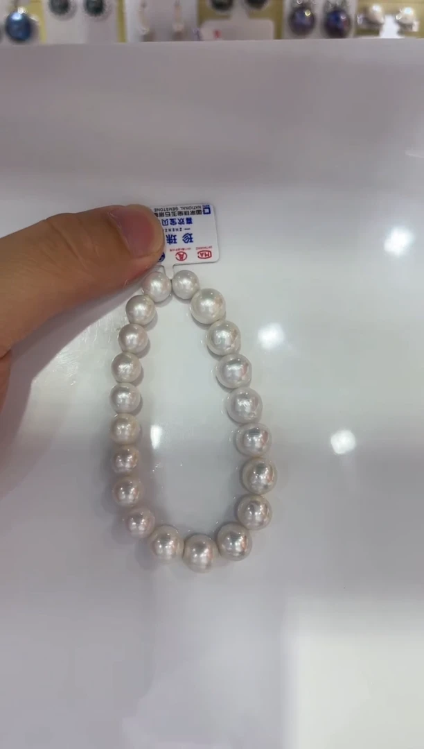淡水珍珠手链未镶嵌非基地不带证书