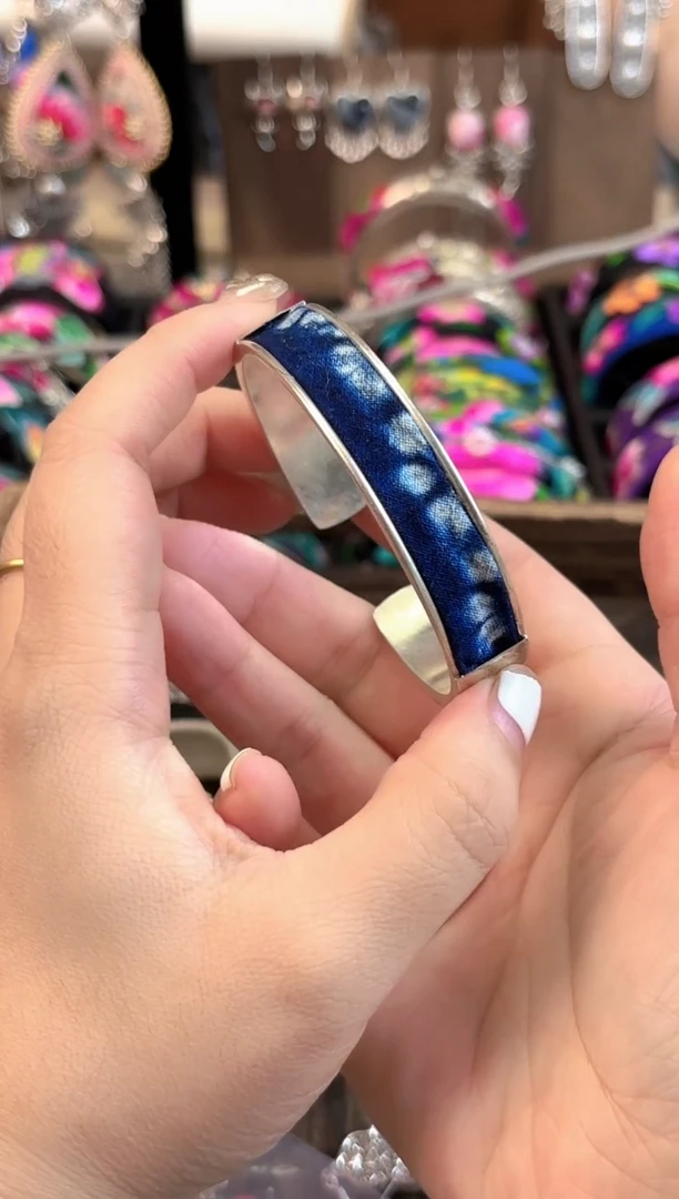 织绣百*艺枝独绣手工饰品286加耳夹