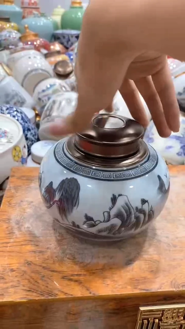 摆件茶叶罐 密封罐储存罐