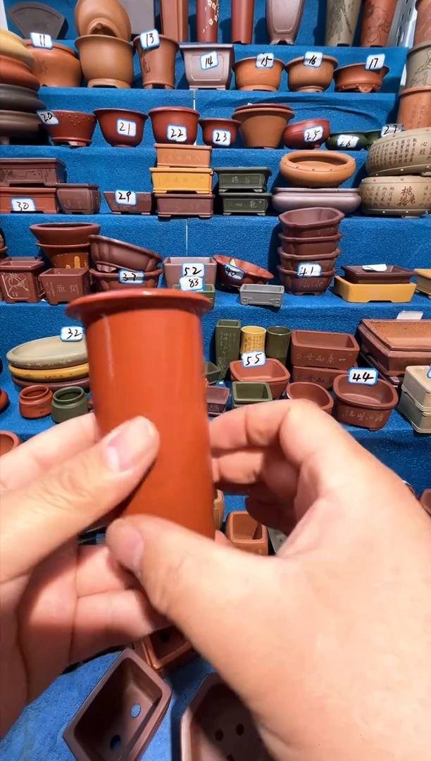 【闪购商品】紫砂紫砂花盆4.5*11