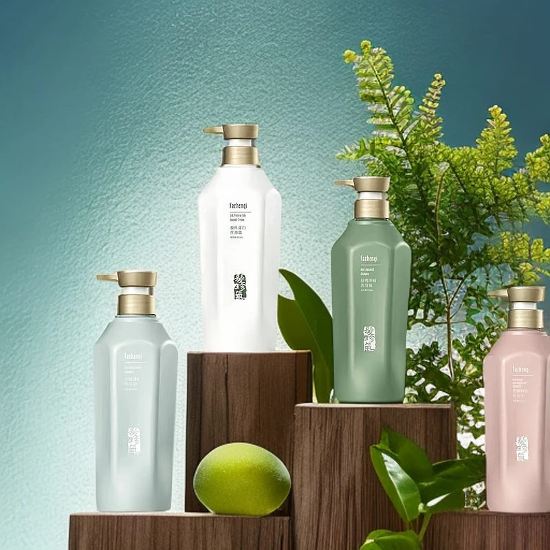 发珍气清爽去屑控油蓬松防断韧发洗发水蚕丝蛋白护发霜500ml