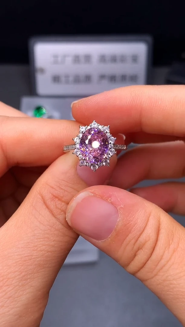 银S925镶嵌戒指碧玺521