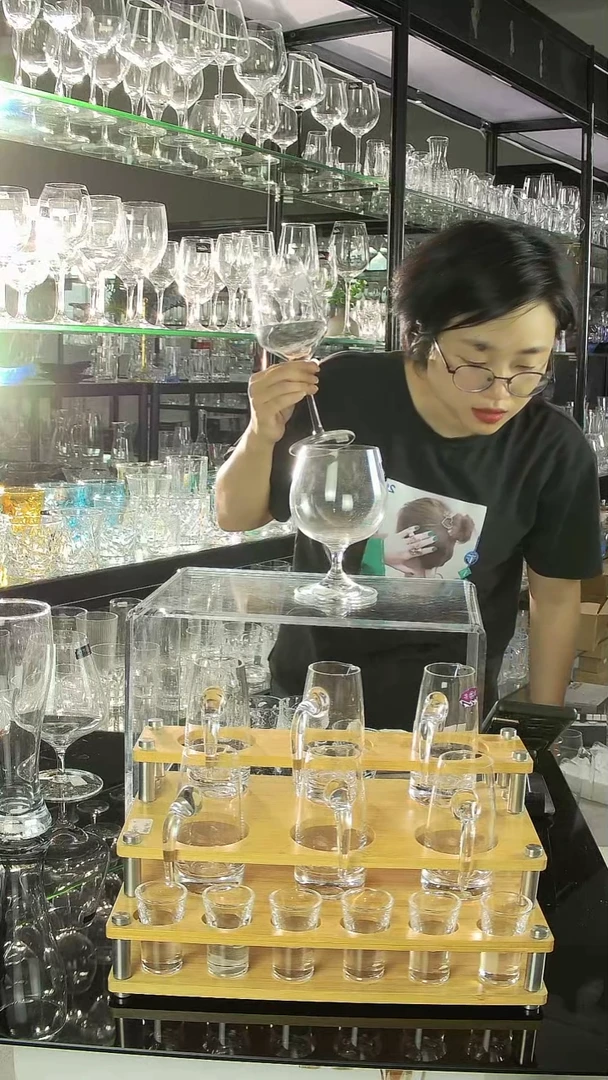 水晶玻璃平底款81CN36   1个