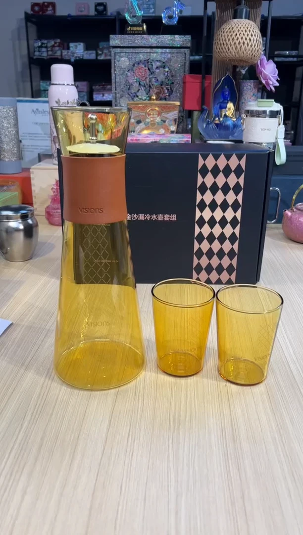 75鎏金沙漏冷水壶套组