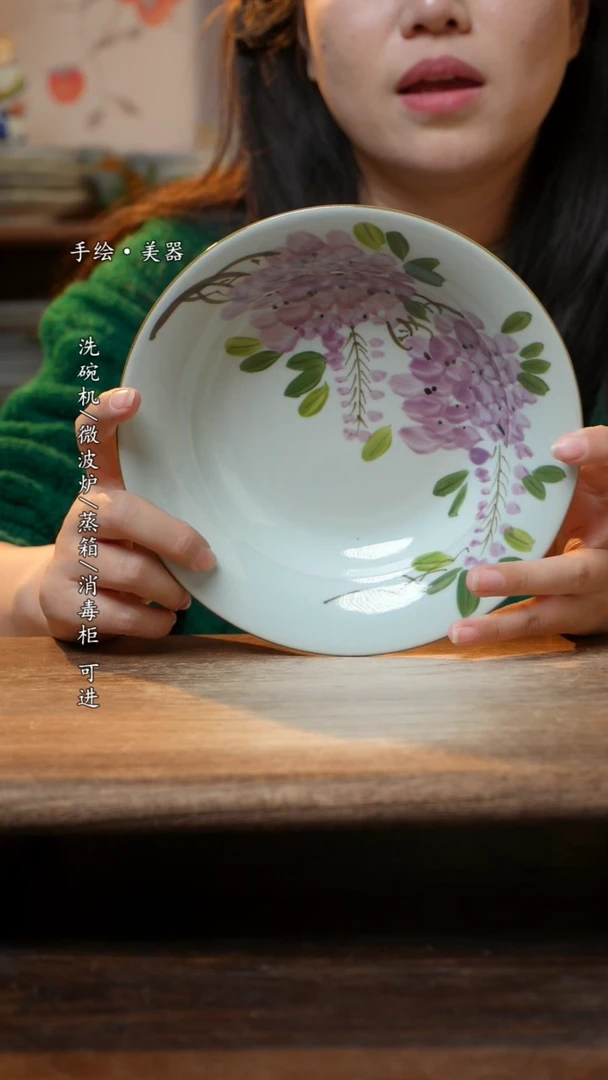 【闪购商品】瓷1个景德镇高温瓷釉下瓷食品级