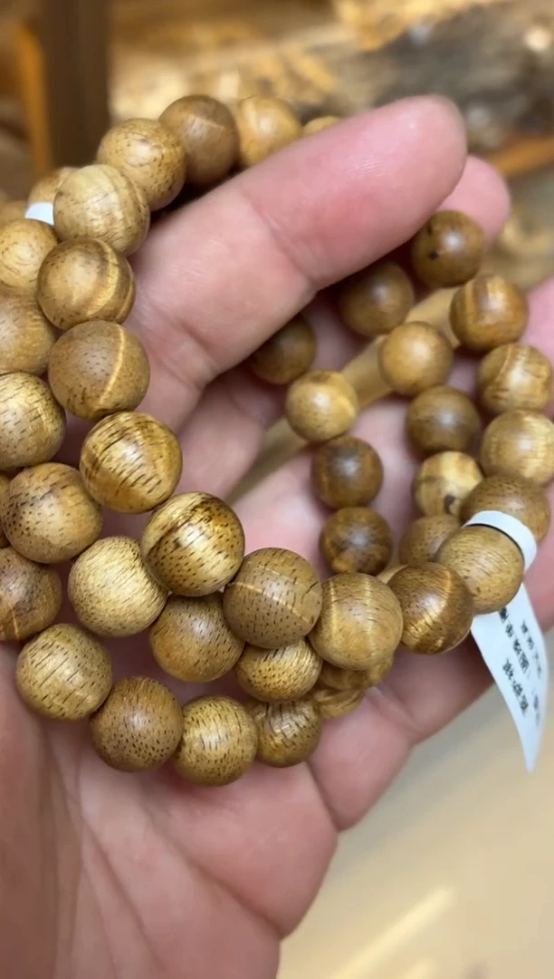 沉香手串 菩萨棋圆珠单圈1.1多样性发其一