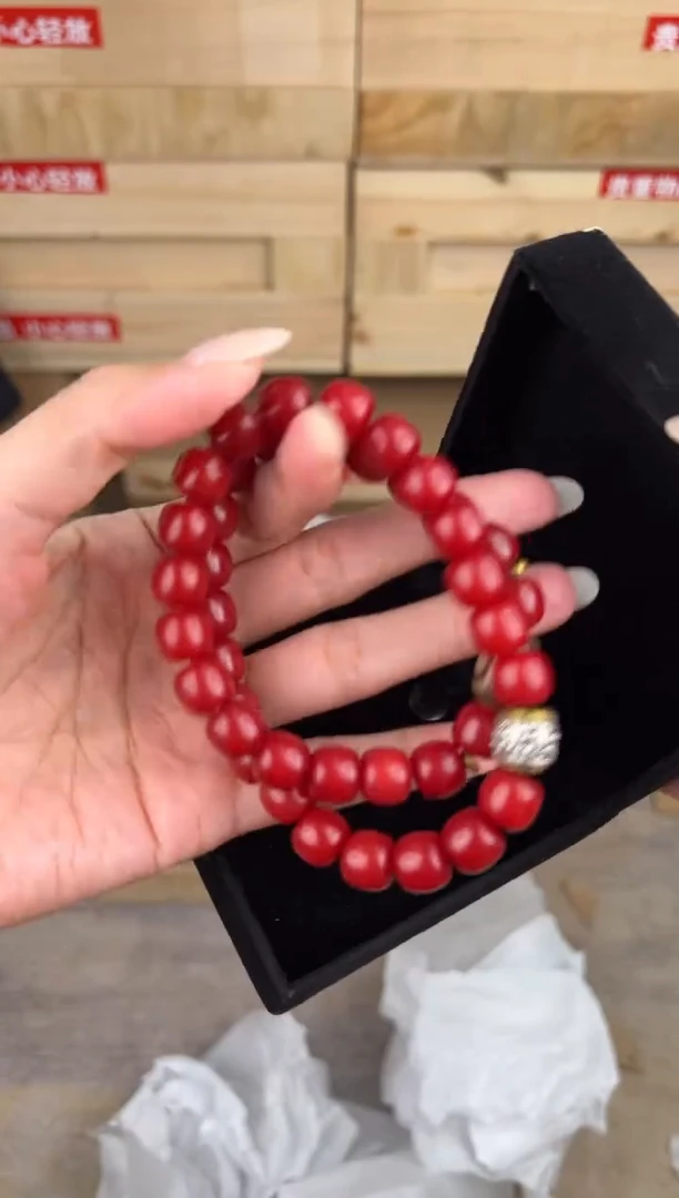 大唐红文玩阁天珠红菩提链接@@YS895