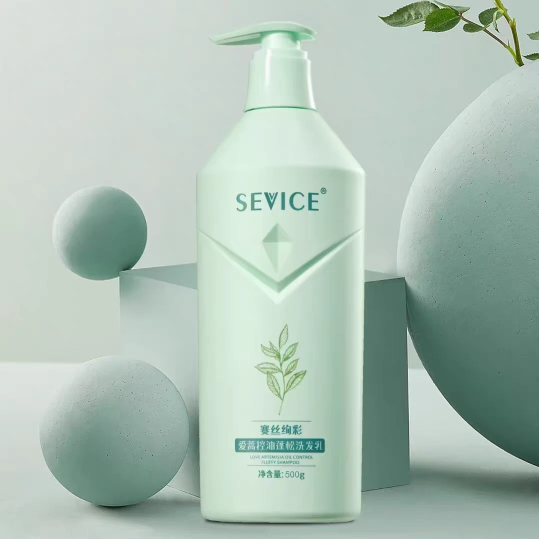 赛丝绚彩-艾蒿控油蓬松洗发乳500g