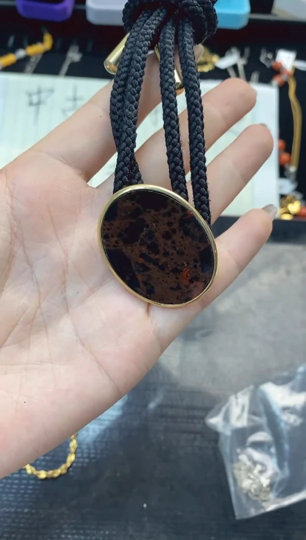 珐琅铁合金锐锐中古首饰默认微瑕编号7