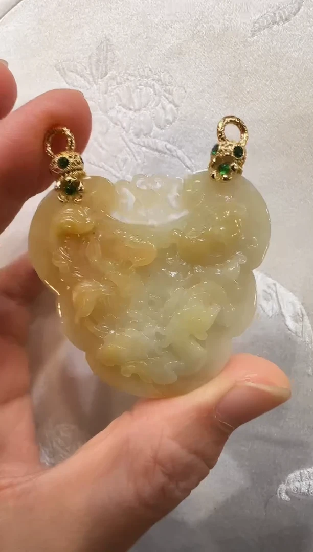 颈饰未镶嵌翡翠国风