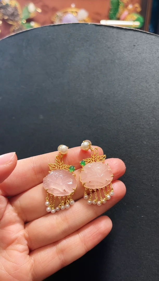 【闪购商品】水晶耳饰银S925镶嵌支持48小时鉴赏