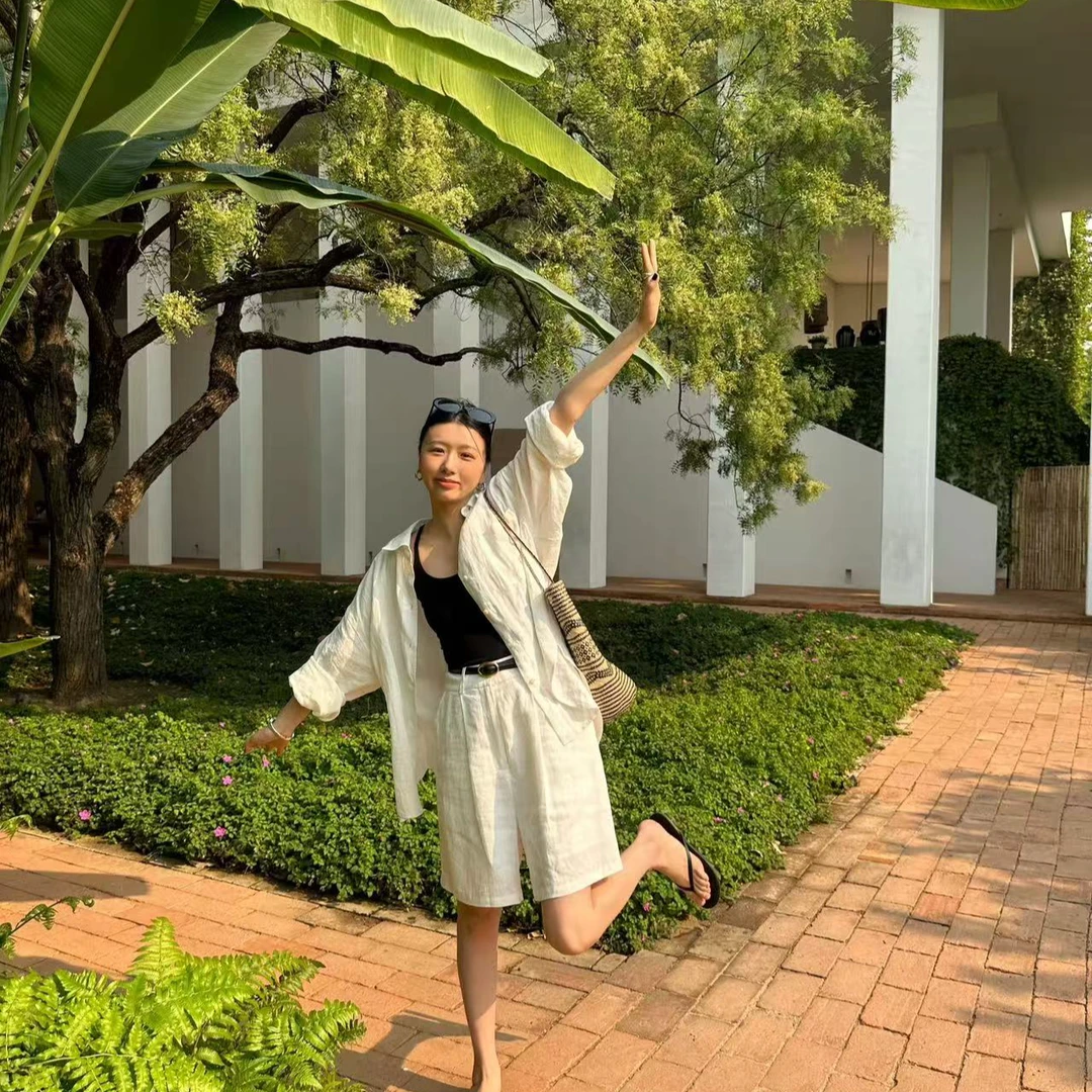 682私心很爱的高级老钱风 高腰中裤