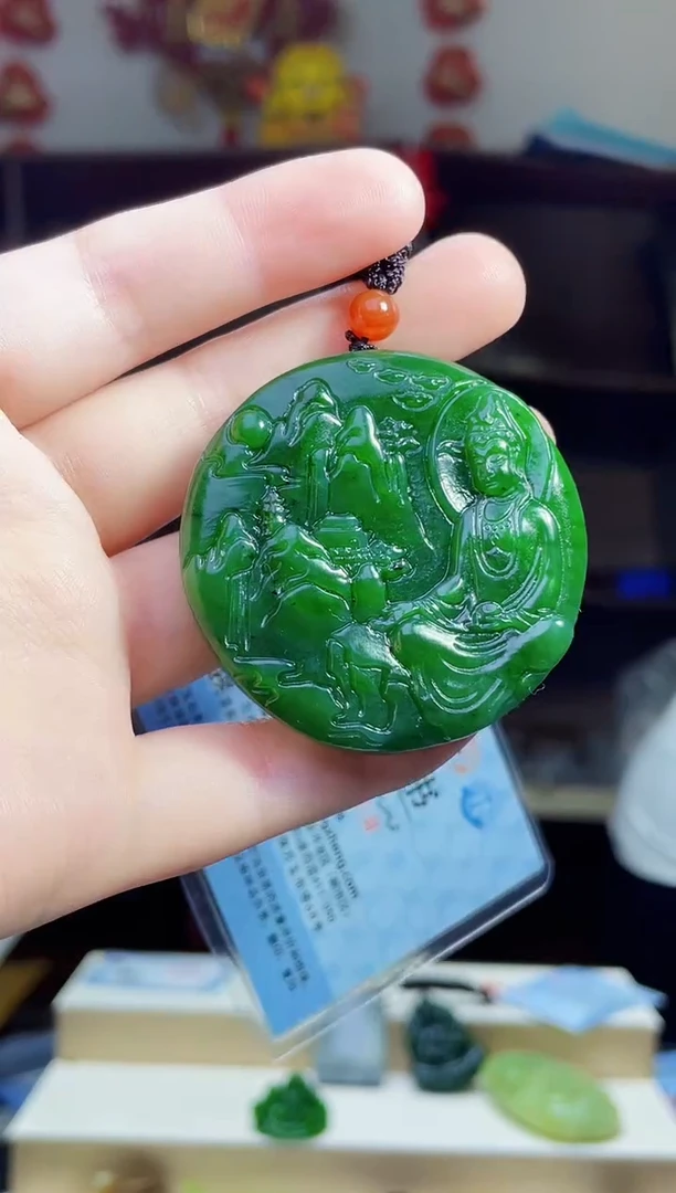 和田玉未镶嵌颈饰1