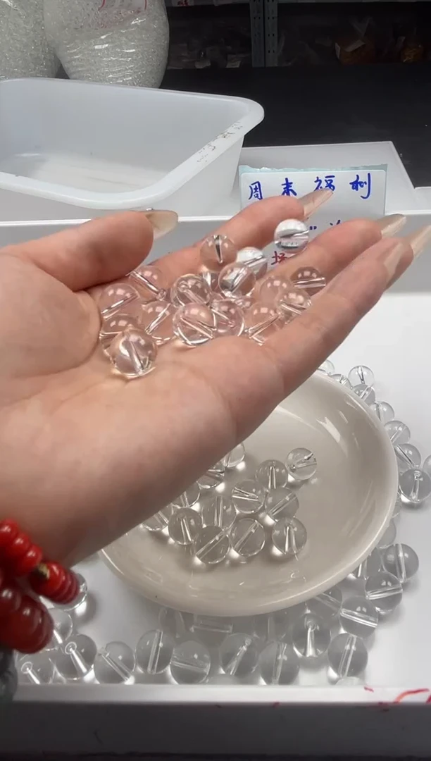 未镶嵌颈饰水晶w187白水晶12mm*10颗