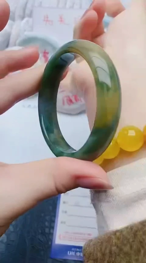 未镶嵌手镯石英质玉x32+55-56