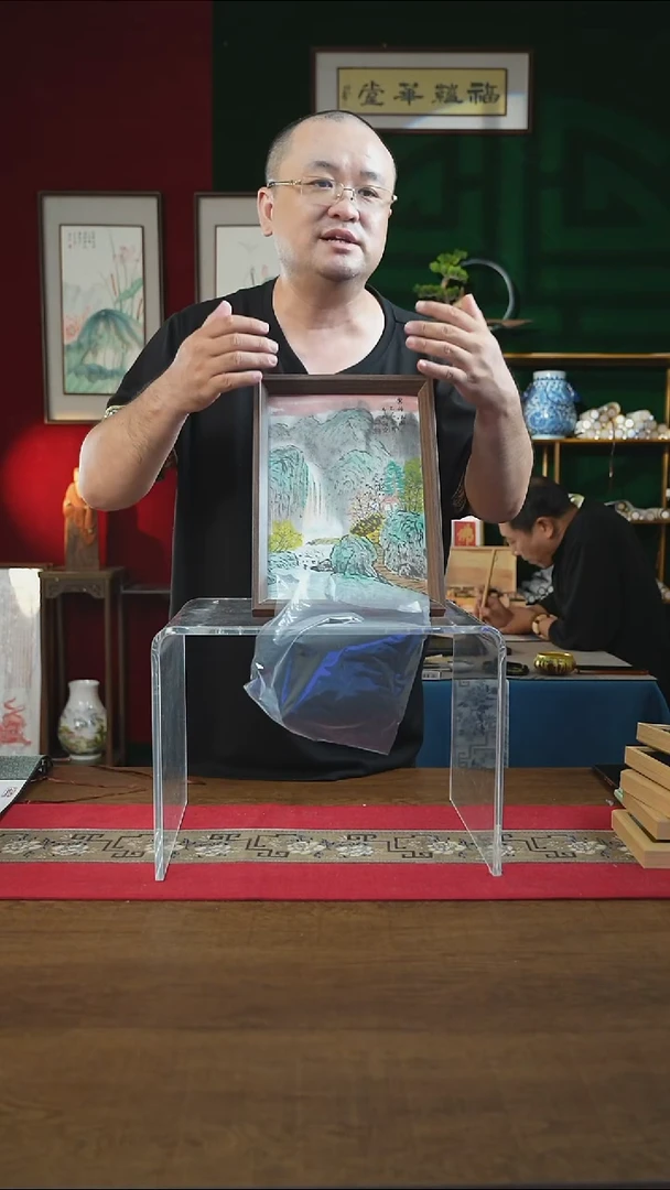 书法23*32绘画摆台 山水5