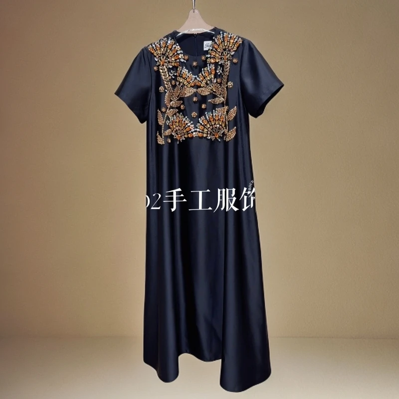 JO2印尼手工文艺复古夏季收腰宽松显瘦连衣裙