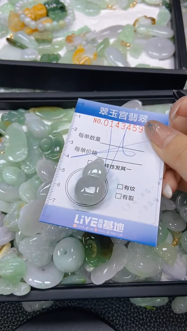 翡翠未镶嵌颈饰闪购0143459