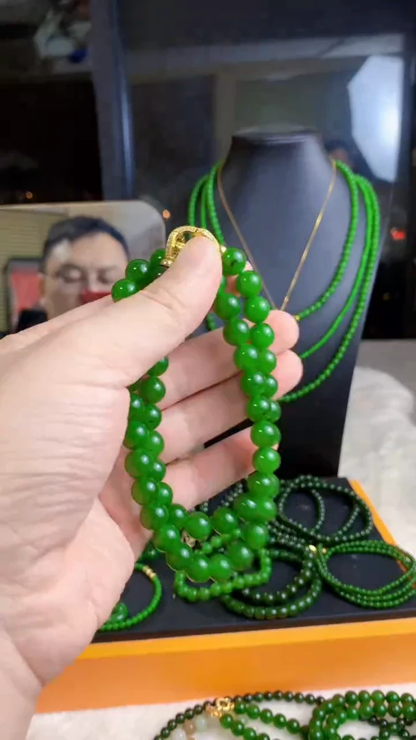 项链未镶嵌和田玉（碧玉）10