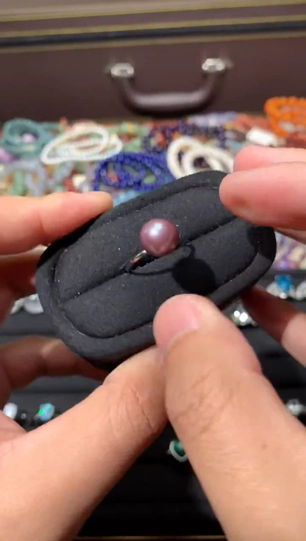 未镶嵌戒指淡水珍珠Q63【多样性发其一】