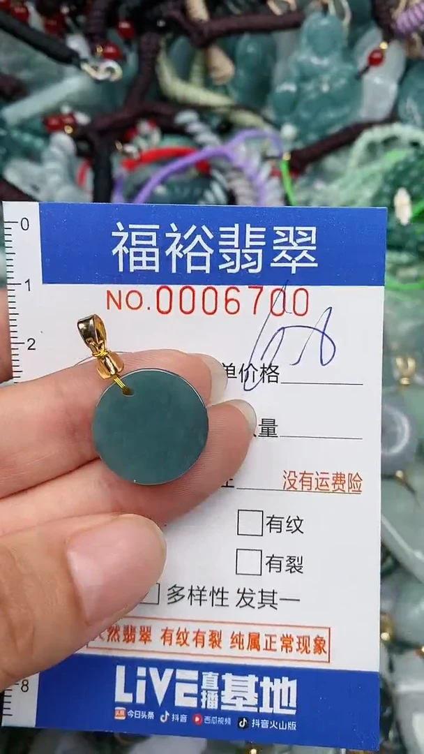 翡翠未镶嵌颈饰...0006700