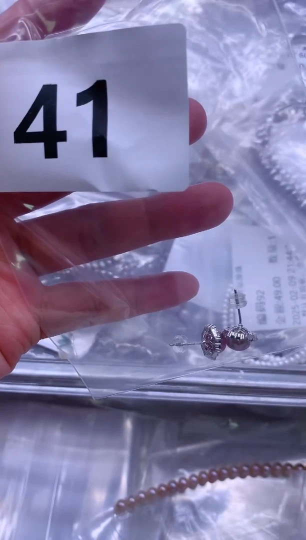 【闪购商品】淡水珍珠耳饰合金淡水珍珠耳饰