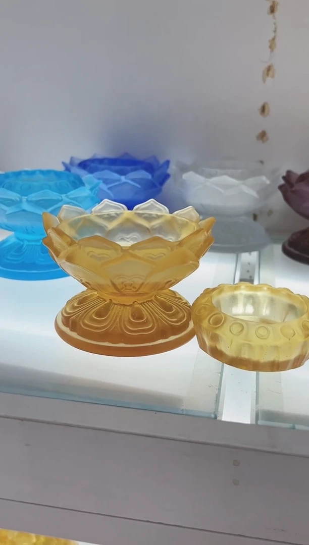 手工艺品琉璃用****6古法琉璃两件套