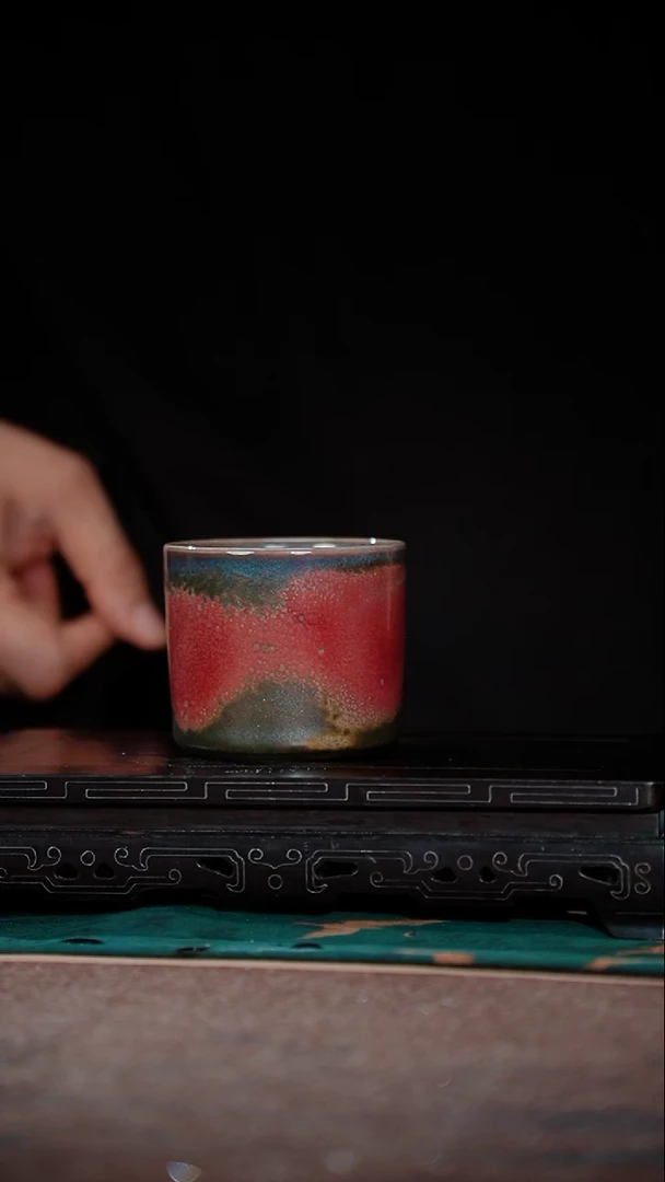 30-1扳指杯（炉钧釉）