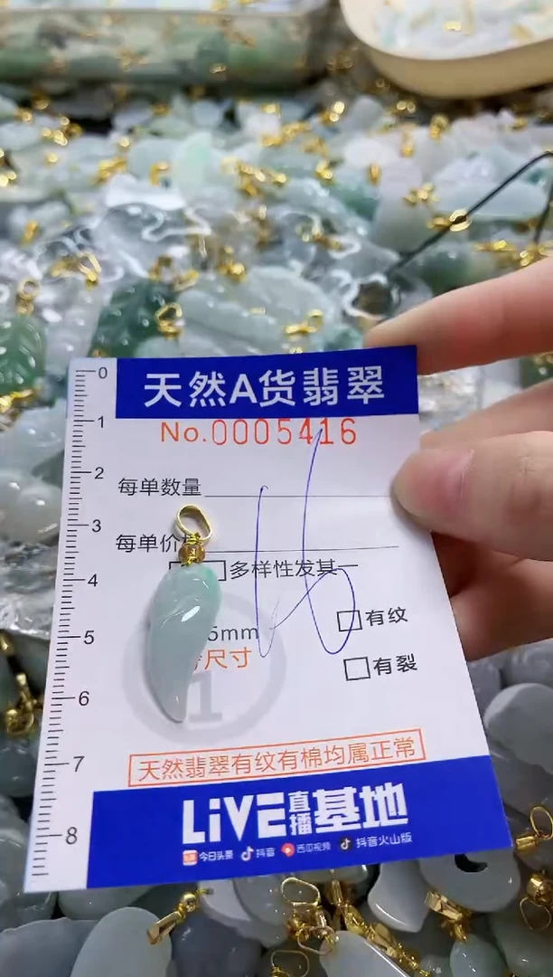 颈饰未镶嵌翡翠天然A货翡翠