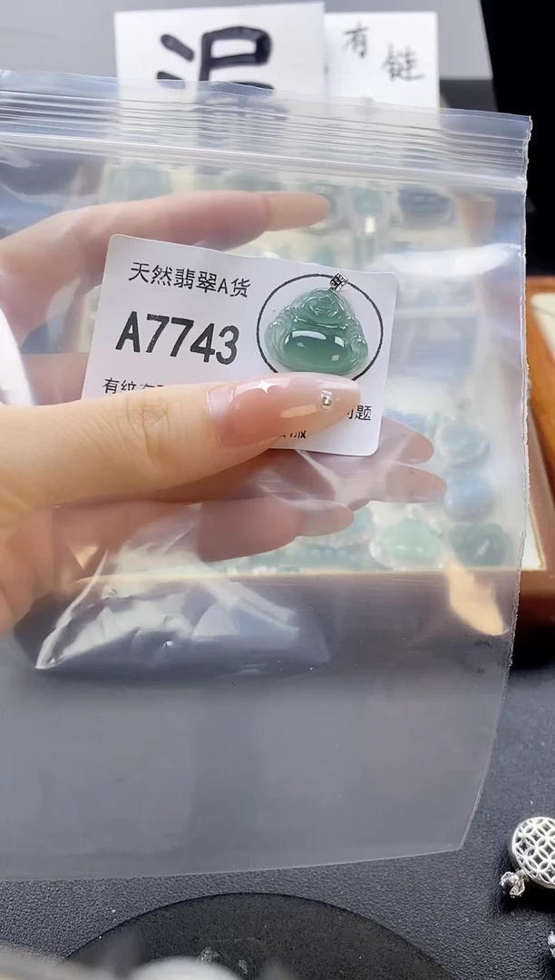 吊坠(赠链)未镶嵌翡翠天然翡翠A货