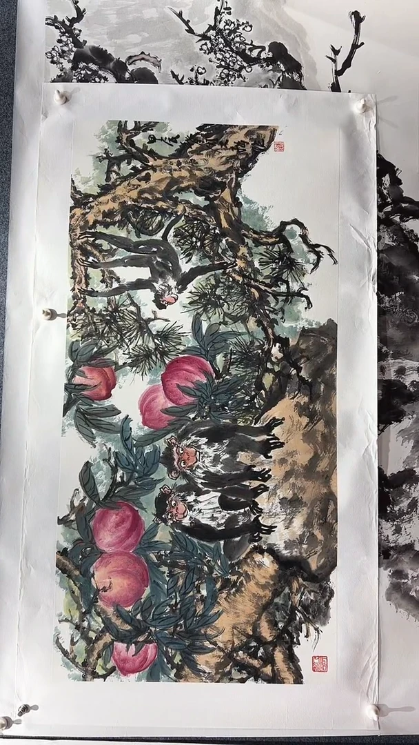 国画周大拙/国画/花鸟