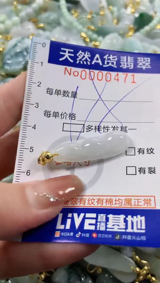 颈饰未镶嵌翡翠天然A货翡翠