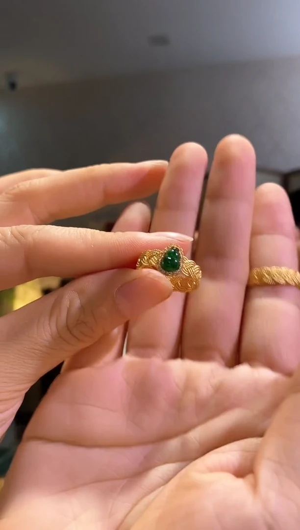 未镶嵌戒指翡翠天然翡翠戒指（多样性发货发1个）